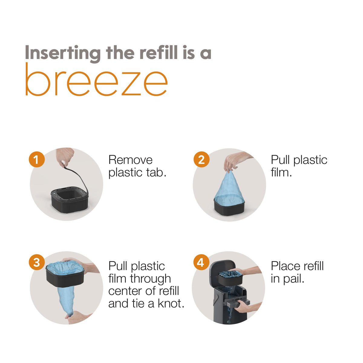Pet Genie Jumbo Refill Bags - Multi-Layer Continuous film for Waste and Odor - Up to 4 Months of Supply, Only Compatible with Pet Genie Pail 🍁 All In One Marketplace Canada