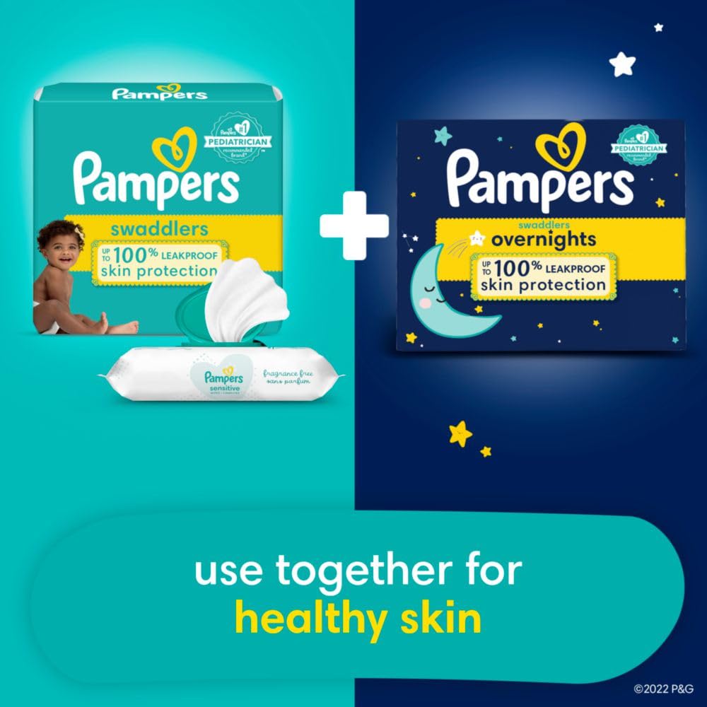 Pampers Swaddlers Diapers, Size S8, Absorbent, Keeps Baby Dry and Comfortable, Skin Safe Disposable Baby Diaper, 1 Pack (Count of 58) 🍁 All In One Marketplace Canada