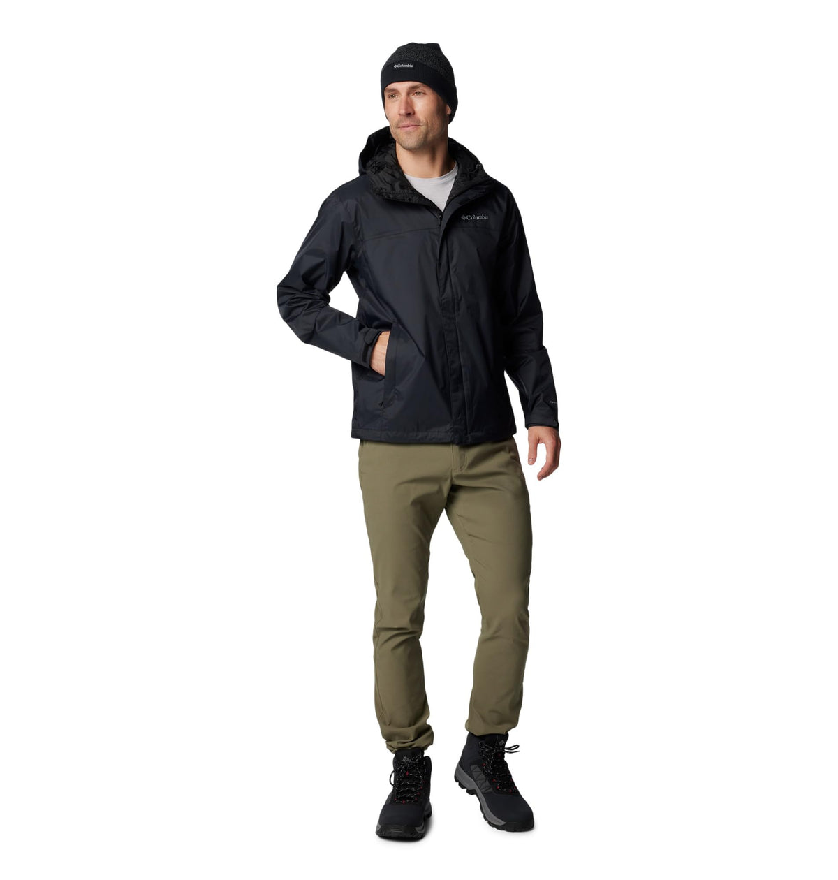 Columbia Men's Watertight II Waterproof Rain Jacket, Black, X-Large 🍁 All In One Marketplace Canada
