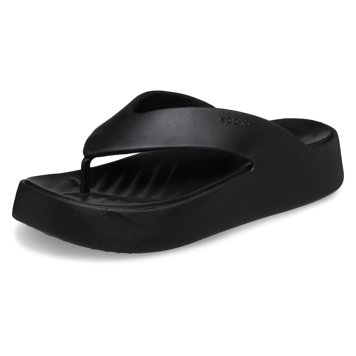 Crocs Women's Getaway Platform Flip Flops, Wedge Sandals for Women, Black, 7 🍁 All In One Marketplace Canada