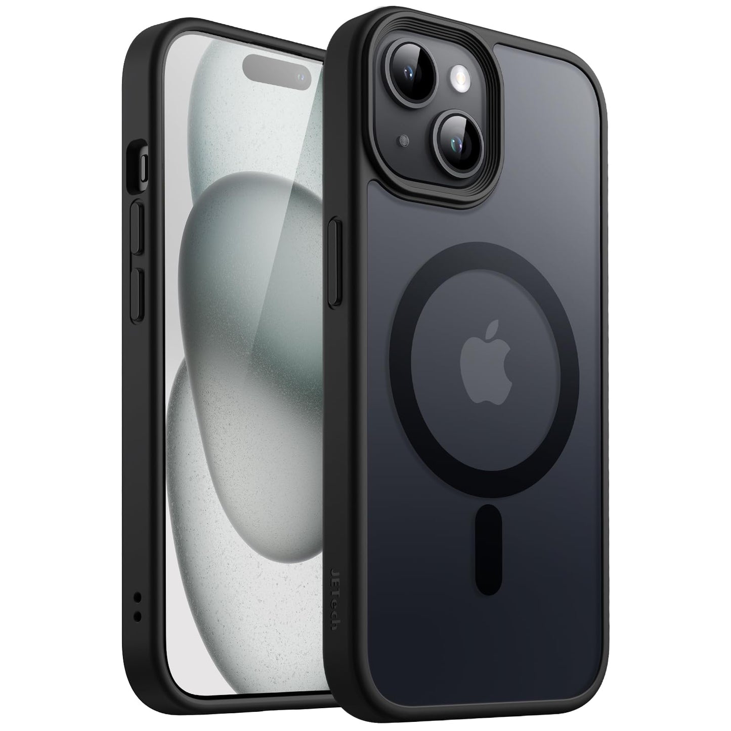 JETech Magnetic Matte Case for iPhone 15, Black 🍁 All In One Marketplace Canada