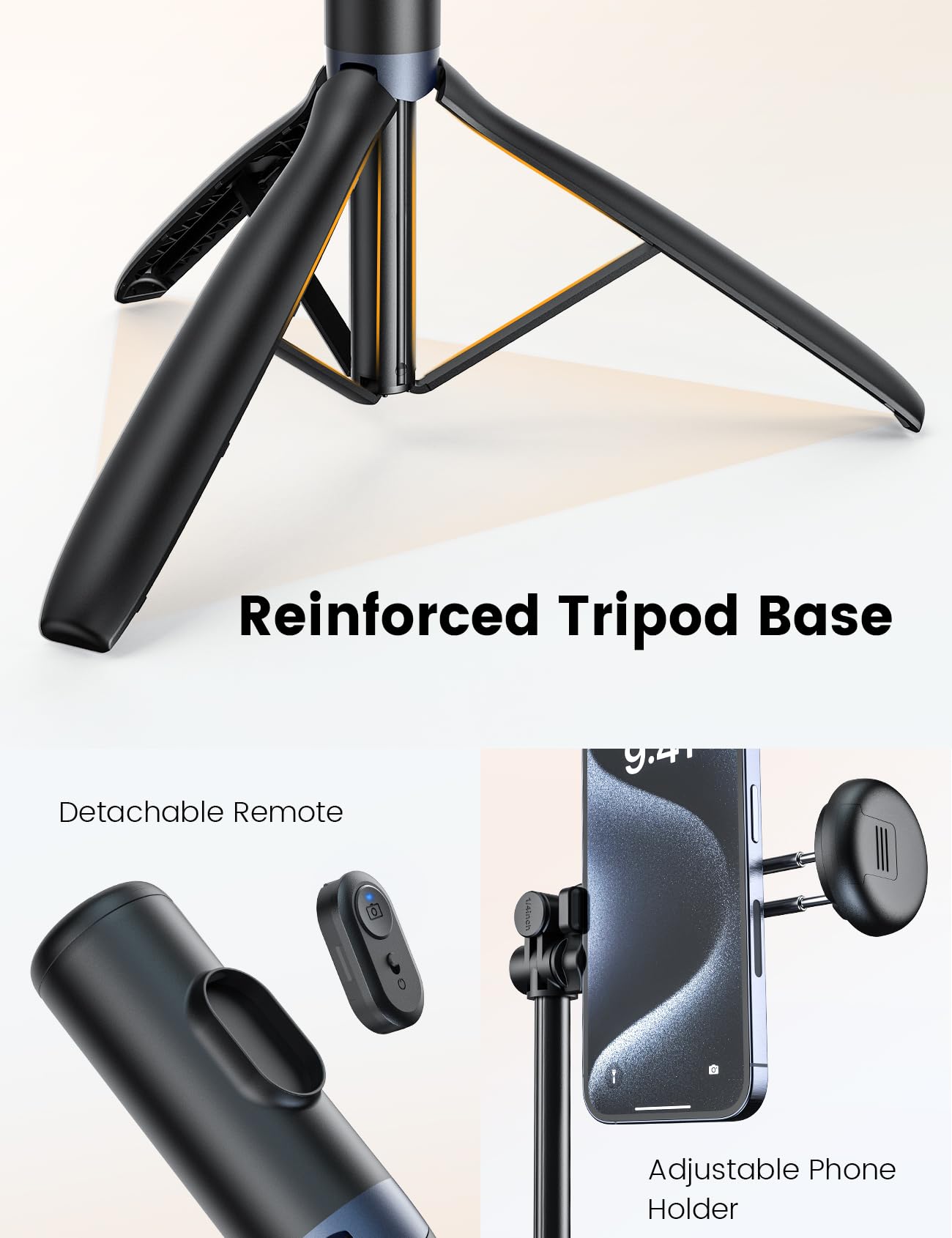 ANXRE 67.7" Photographic Tripod Stand with Light, NT99 Tripod Stand for Cell Phone & Camera & Gopro, Travel Stand Holder with Remote for Content Creator Video Recording 🍁 All In One Marketplace Canada