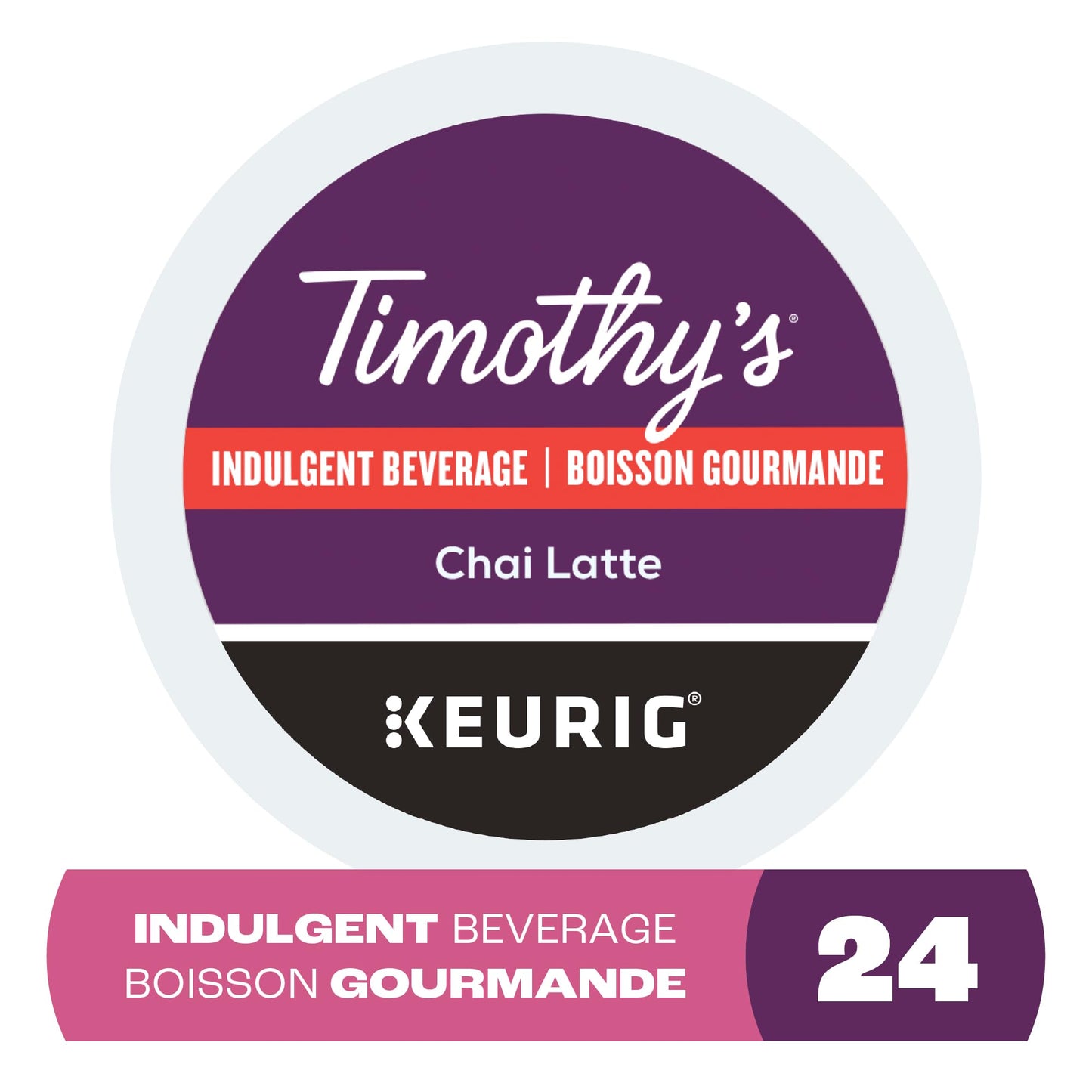 Timothy’s Chai Latte, Indulgent, K-Cup Coffee Pods, 24 Count 🍁 All In One Marketplace Canada
