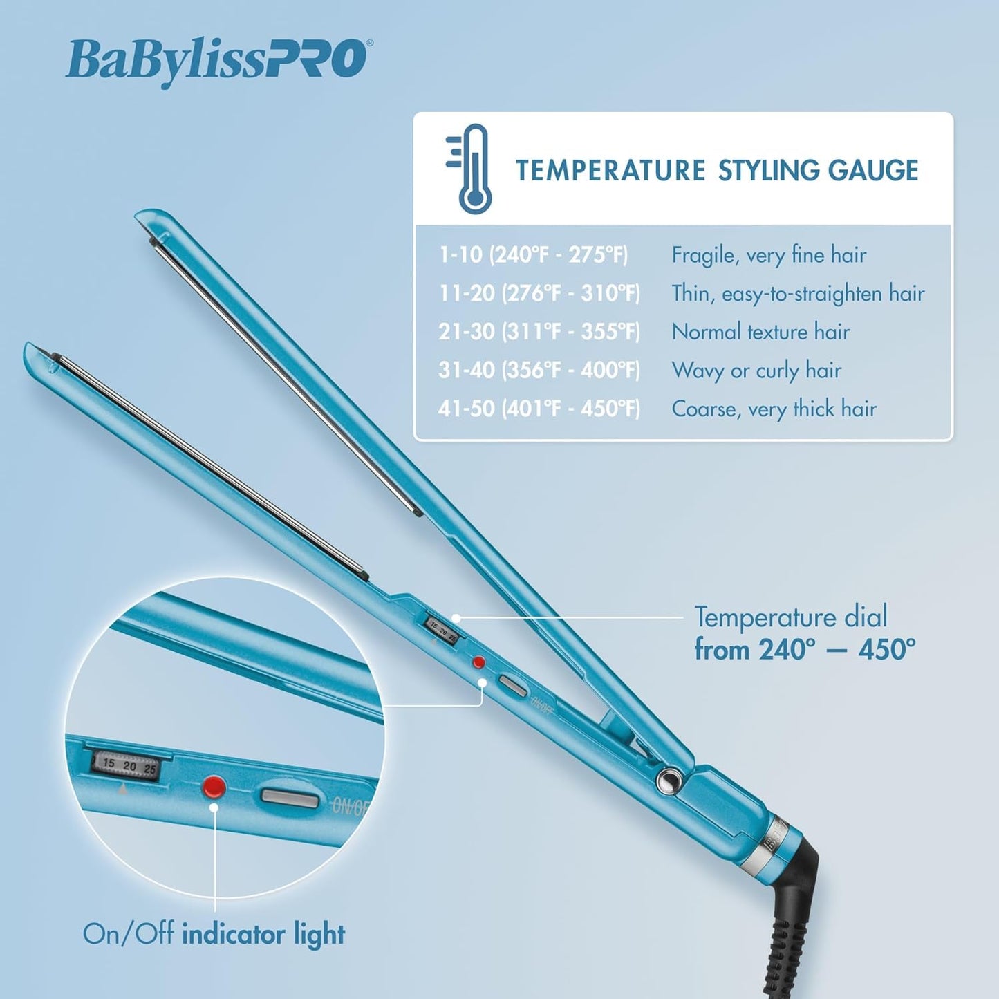 BaBylissPRO 1" Wide Nano Titanium & Ceramic Ultra-Slim Straightener 🍁 All In One Marketplace Canada