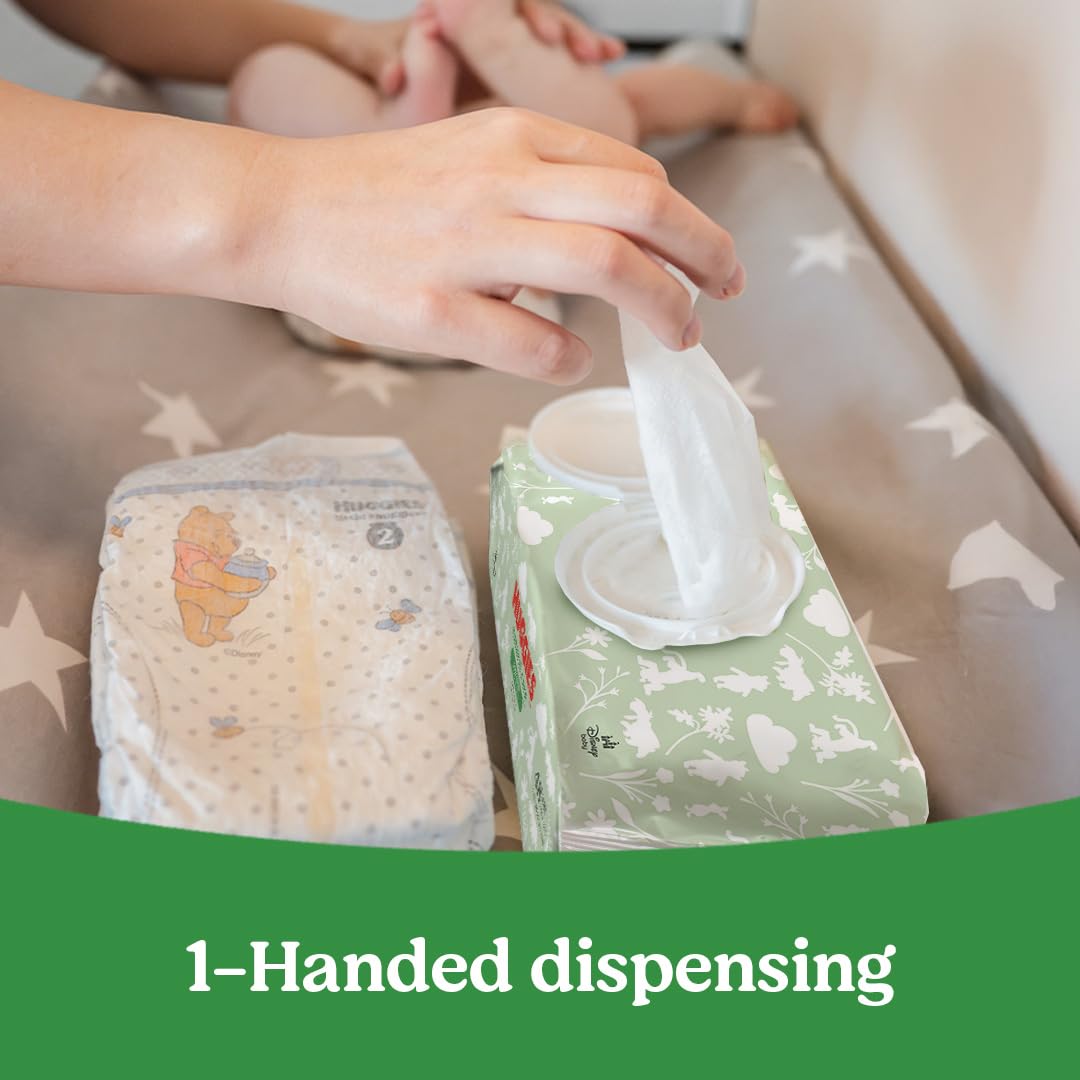 Huggies Sensitive Baby Wipes, Natural Care Baby Diaper Wipes, Unscented, Hypoallergenic, 99% Purified Water, 10 Flip-Top Packs (560 Wipes Total) 🍁 All In One Marketplace Canada