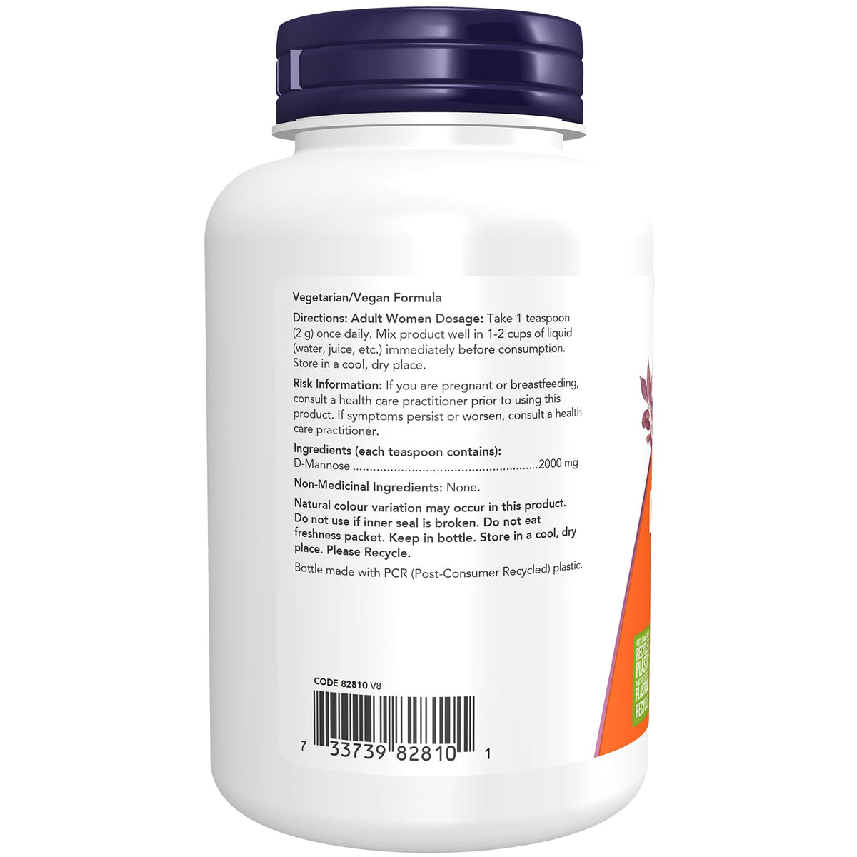 NOW Supplements, D-Mannose Powder, Non-GMO Project Verified, Healthy Urinary Tract*, 85g 🍁 All In One Marketplace Canada