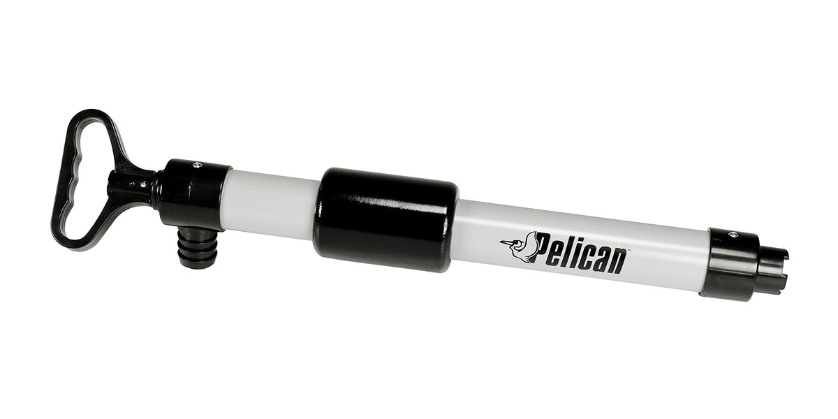 Pelican Bilge Floating Hand Pump - Kayak / Canoe / Boat Water Hose Evacuation (Black & Grey) 🍁 All In One Marketplace Canada