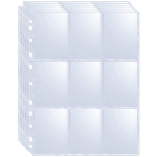 360 Pockets Trading Card Sleeves - Double-Sided 9 Pocket Page Protector, Ultra-Clear Card Sheets for 3 Ring Binder, Sleeves for Game Yugioh/MTG, Baseball, Business Cards, Coupons 🍁 All In One Marketplace Canada