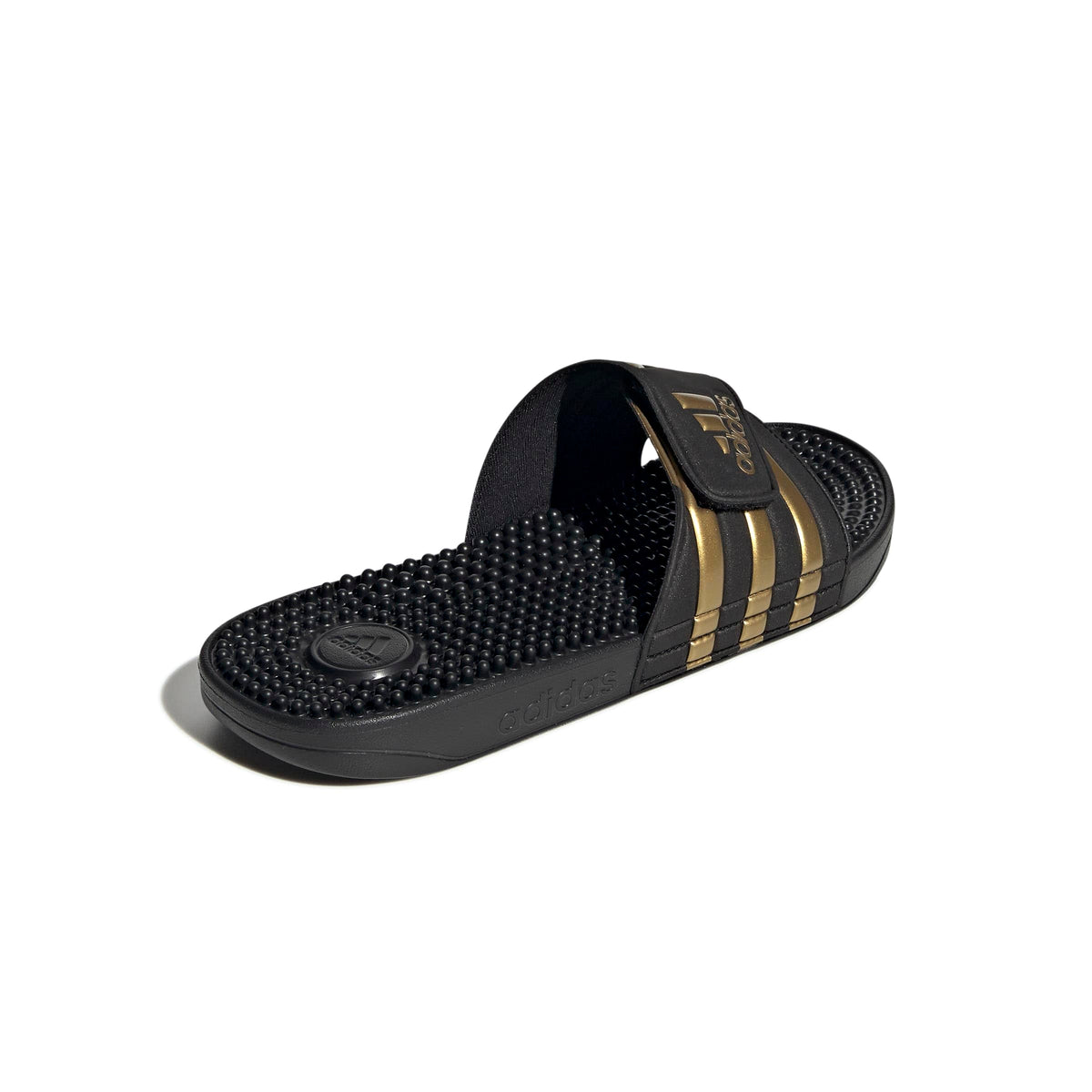 adidas Unisex-Adult Adissage, Core Black/Gold Metallic/Core Black, 9 🍁 All In One Marketplace Canada