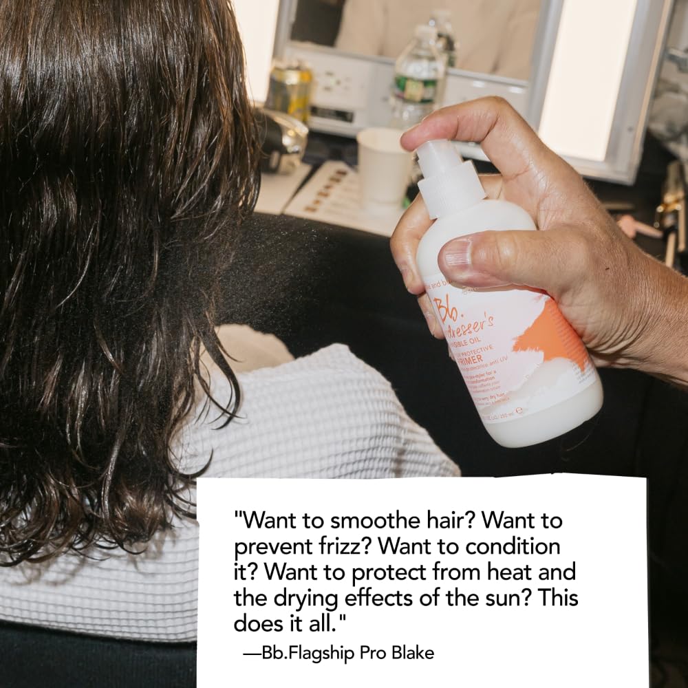 Bumble and bumble. Hairdresser's Invisible Oil Heat/UV Protection Leave-In Conditioner Hair Primer | Hydrating, Anti Frizz, Color Safe | Straight, Coily | With Argan Oil + Coconut Oil, 125 ml 🍁 All In One Marketplace Canada