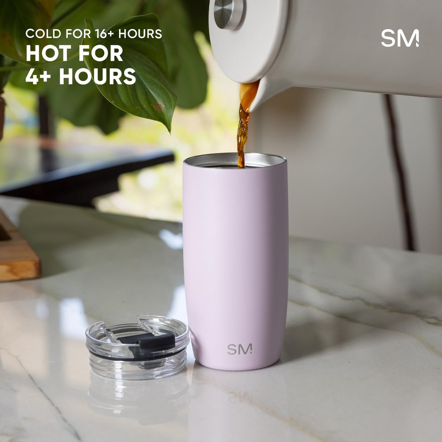 Simple Modern Travel Coffee Mug with Lid | 16oz | Beige 🍁 All In One Marketplace Canada