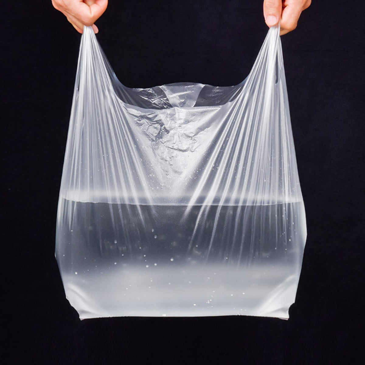 T Shirt Bags Plastic Grocery Bags with Handles for Merchandise and Supermarket, Bolsas De Plastico Para Negocio, 12 x 20 Inch (White, 200Pcs) 🍁 All In One Marketplace Canada