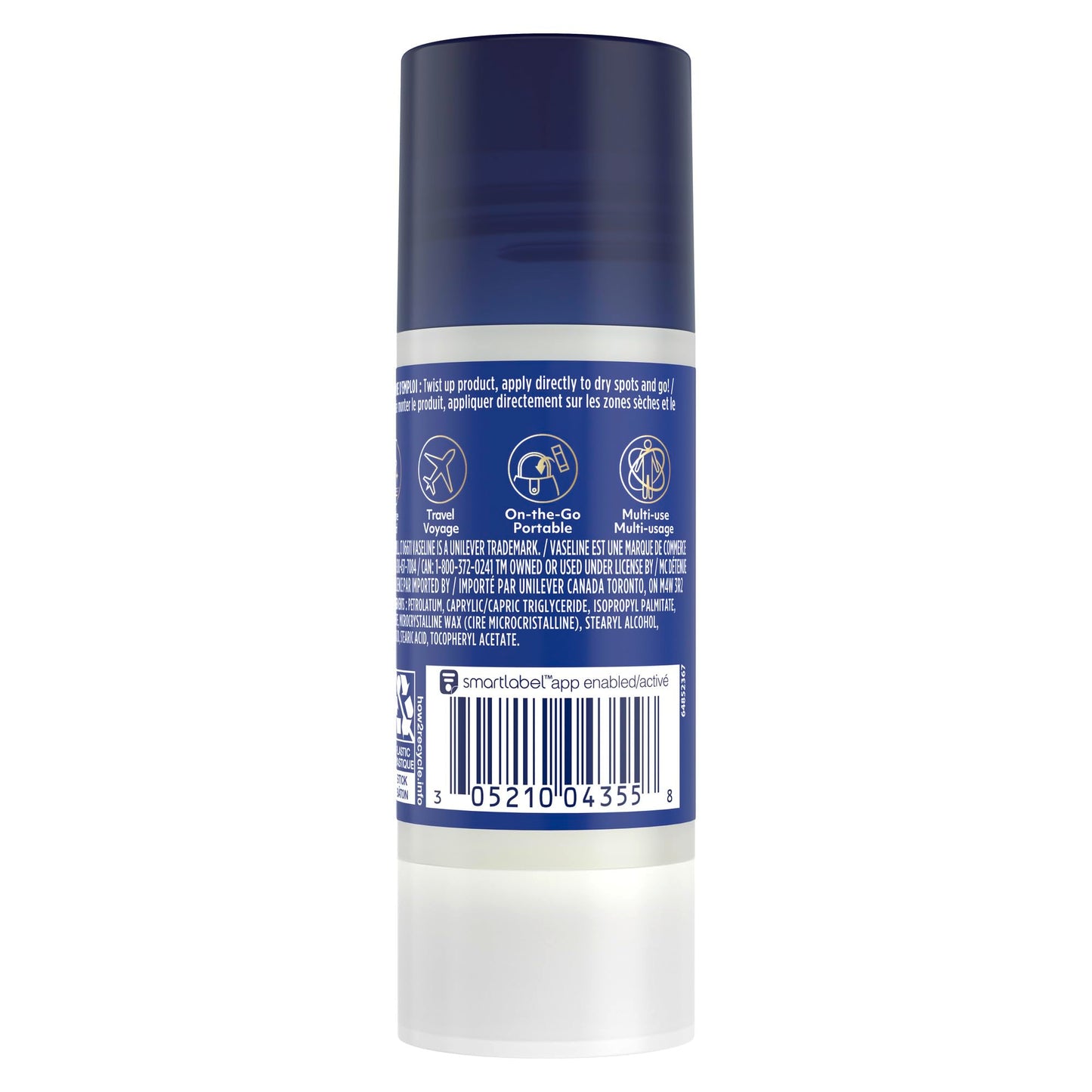 Vaseline All Over Jelly Balm Stick Healing Jelly Skin Care Unscented 40g (Pack of 3) 🍁 All In One Marketplace Canada