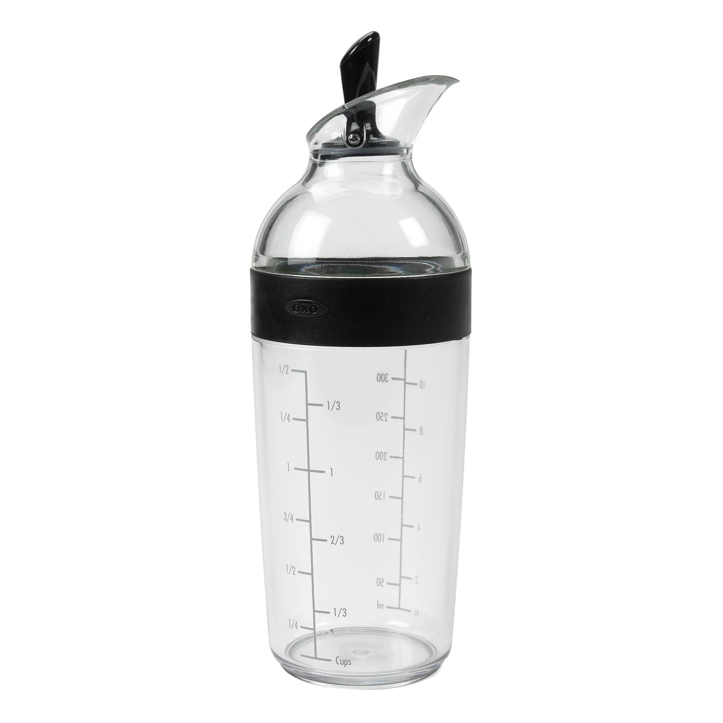 OXO Good Grips 1188500BK Salad Dressing Shaker (Clear plastic) Black Large 🍁 All In One Marketplace Canada