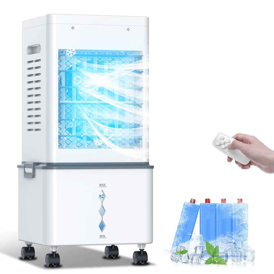 Portable Air Conditioner 8000 BTU, Windowless Air Conditioner with 6 Speeds 2 Modes, 12L Large Water Tank, 24H Timer & Remote Control, Energy Efficient Cooling Fan for Bedroom Home Office (Grey) 🍁 All In One Marketplace Canada