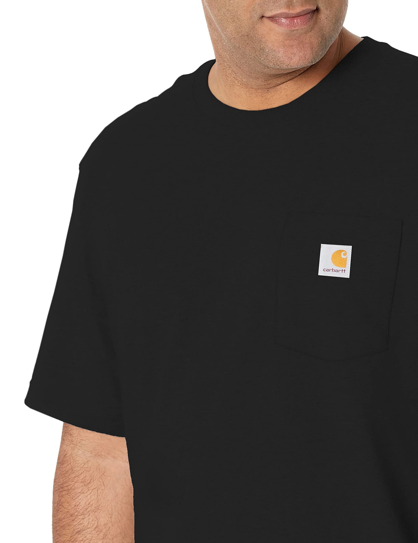 Carhartt Men's K87 Workwear Short Sleeve T-Shirt (Regular and Big & Tall Sizes), Black, Meduim 🍁 All In One Marketplace Canada