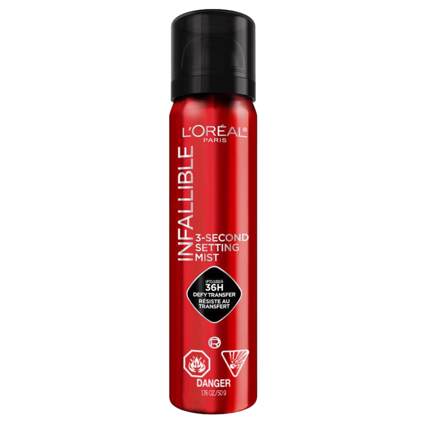 L’Oréal Paris Infallible 3-Second Makeup Setting Spray, Makeup, Microfine Mist for up to 36H Wear, Lightweight, Transfer Proof, Waterproof, Dries in 3 seconds, 75ml 🍁 All In One Marketplace Canada