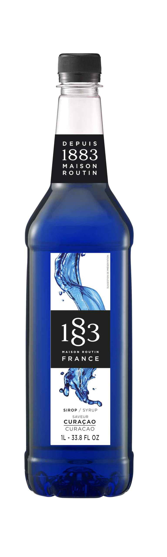 1883 Maison Routin Blue Curacao Syrup, Pet Bottle 1000 Milliliter 🍁 All In One Marketplace Canada