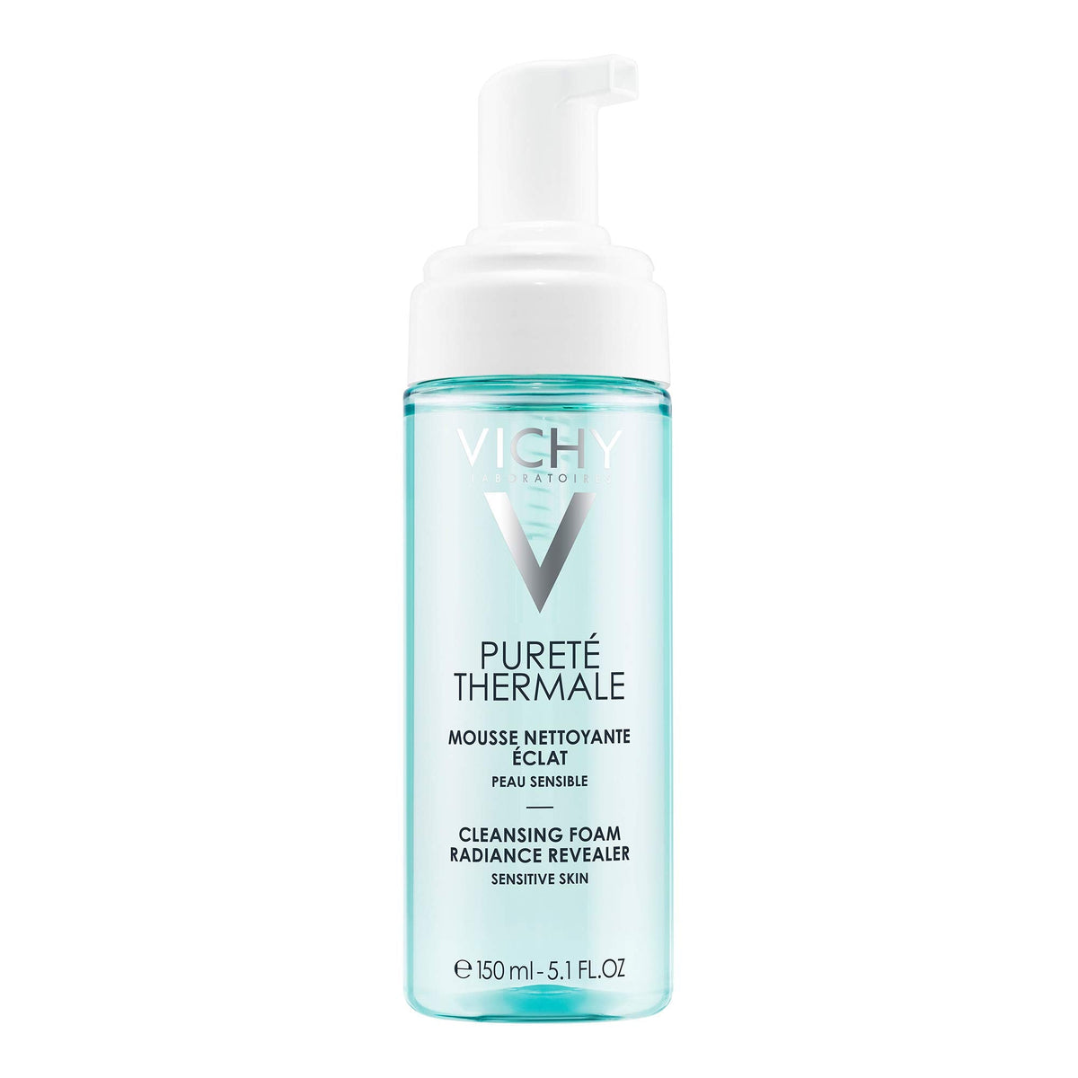 Vichy Foaming Facial Cleanser, Pureté Thermale Purifying Foaming Water Cleanser for Sensitive Skin, Soap-Free, Paraben-Free, and Hypoallergenic, 150mL 🍁 All In One Marketplace Canada