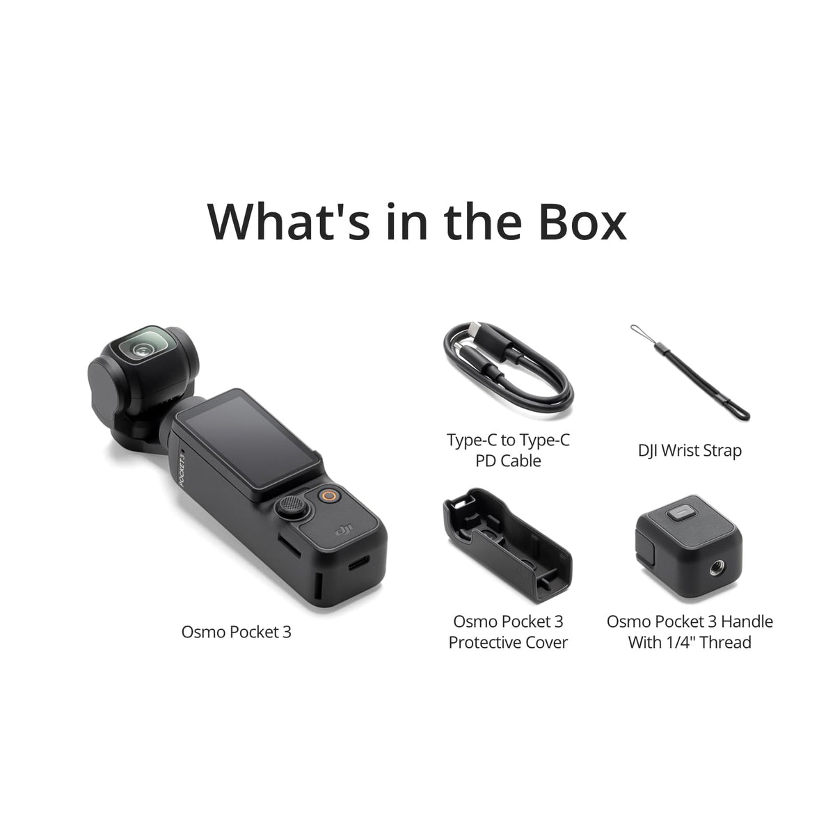 DJI Osmo Pocket 3, Vlogging Cameras with 1'' CMOS & 4K/120fps Vlog Camera, 3-Axis Stabilization, Fast Focusing, Face/Object Tracking, Digital Vlogging Camera for YouTube 🍁 All In One Marketplace Canada