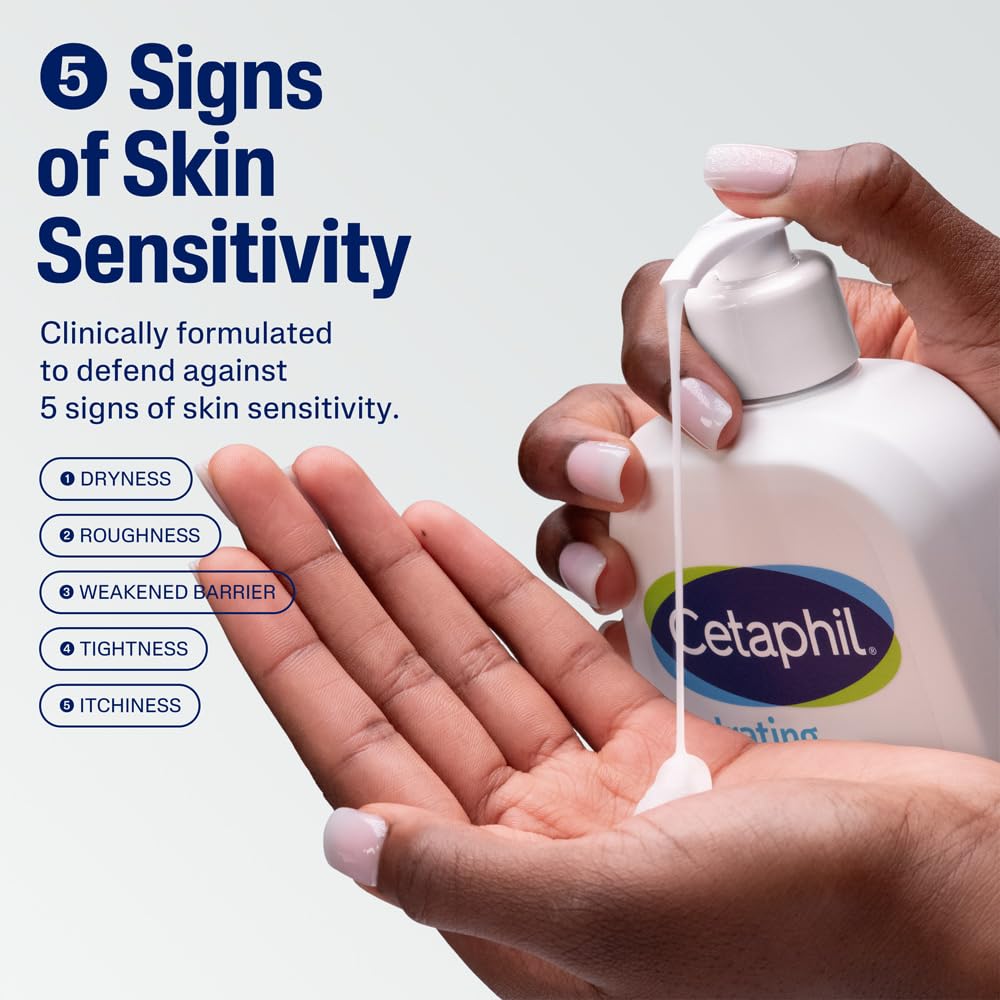 Cetaphil Cream to Foam Face Wash, Hydrating Facial Cleanser for Normal to Dry Sensitive Skin, Foaming Cleanser with Aloe, Glycerin & Niacinamide, 473ml 🍁 All In One Marketplace Canada