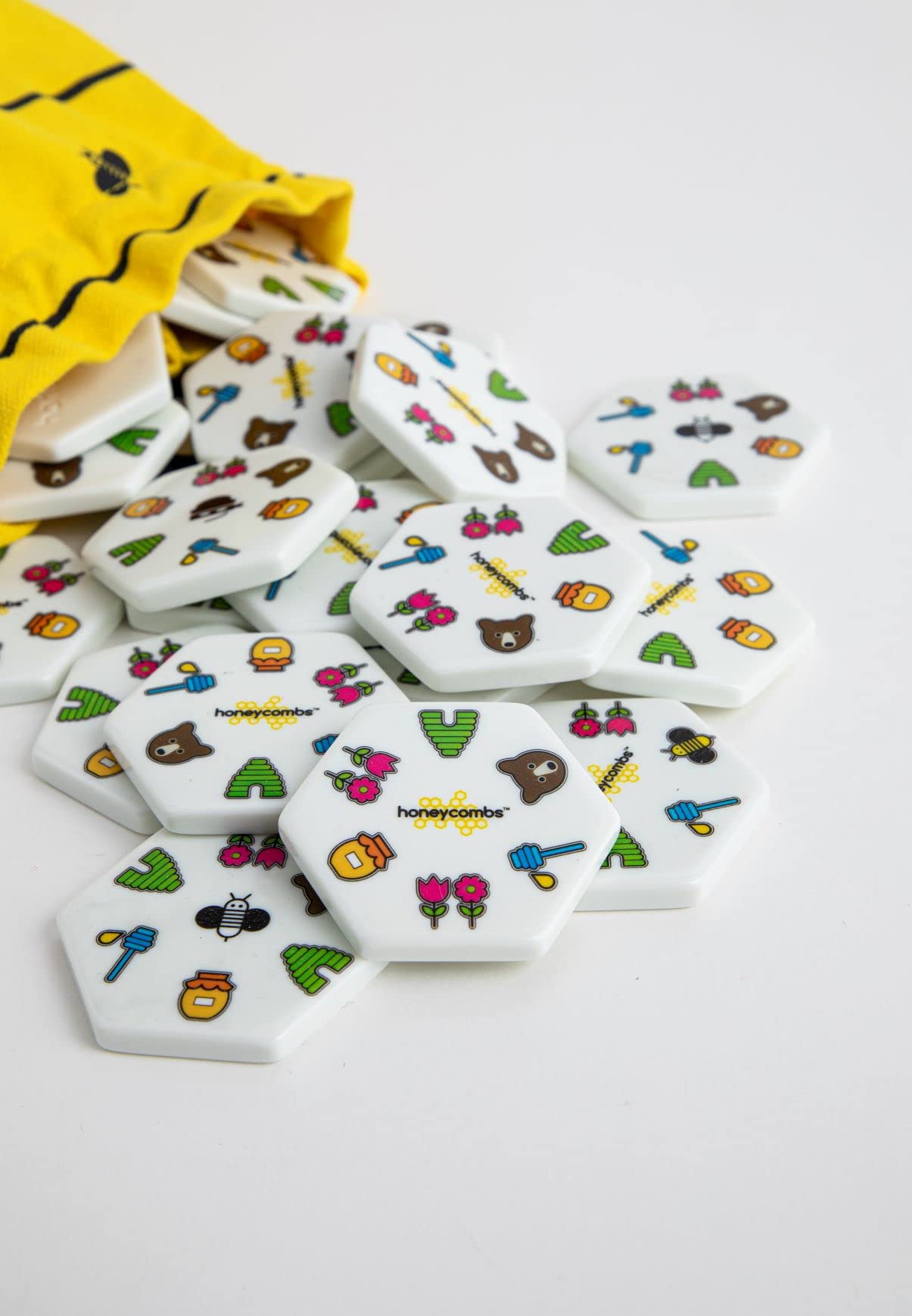 Honeycombs Game, Award Winning Tile Matching Game for Kids & Families, Educational STEM Toy for Cognitive Development, 3 Ways to Play, Mensa Recommended Game with 52 Tactile Tiles, Ages 6+,1-8 Players 🍁 All In One Marketplace Canada