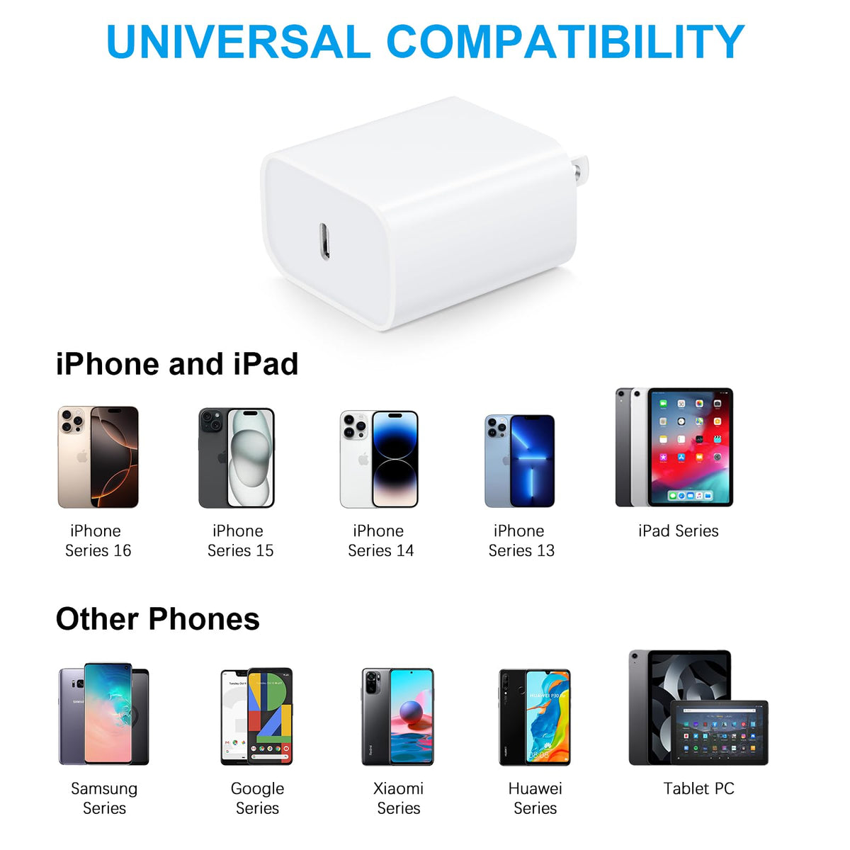 iPhone 17 16 Charger, 3Pack 10FT USB C to Type C Cable with USB C Charger Block Compatible with iPhone 17/16 Pro/16 Pro Max/15/15 Pro Max/16e, iPad Pro12.9/11 USB C Charger 🍁 All In One Marketplace Canada