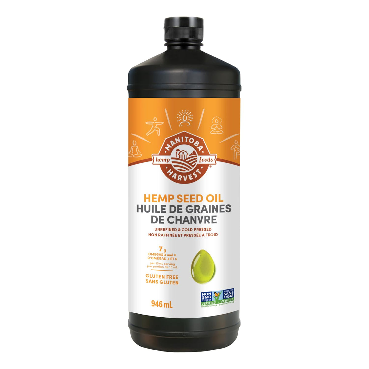 Manitoba Harvest Hemp Seed Oil, 946 ml 🍁 All In One Marketplace Canada