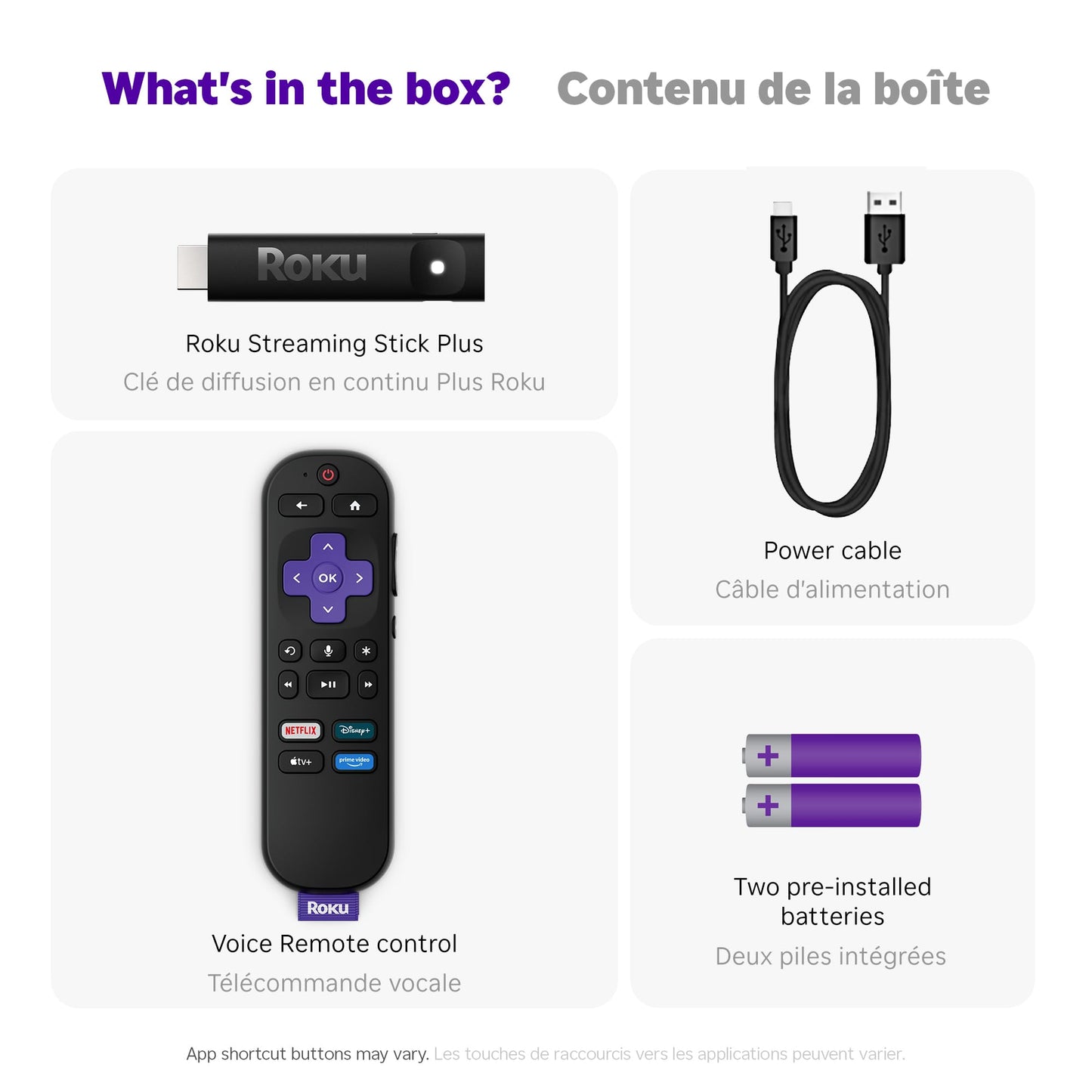 Roku® Streaming Stick™ Plus 2025 – 4K and HDR Roku Streaming Device for TV with Voice Remote – Free and Live TV 🍁 All In One Marketplace Canada