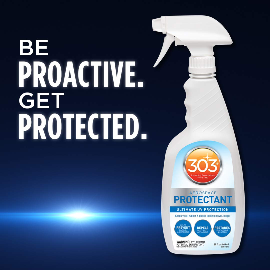 303 Products Aerospace Protectant Spray, UV Protection, Repels Dust, Dirt, & Staining, Matte Finish, Restores Like-New Appearance, Outdoor Cleaning Supplies 946mL (130313) 🍁 All In One Marketplace Canada