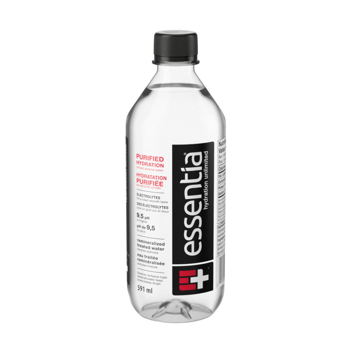 ESSENTIA Ionized Alkaline Water 9.5 pH, Purified Hydration, Infused With Electrolytes for a Clean, Smooth Taste, Reverse Osmosis Purified, Recyclable Bottle, 24 Bottles, 591ml 🍁 All In One Marketplace Canada