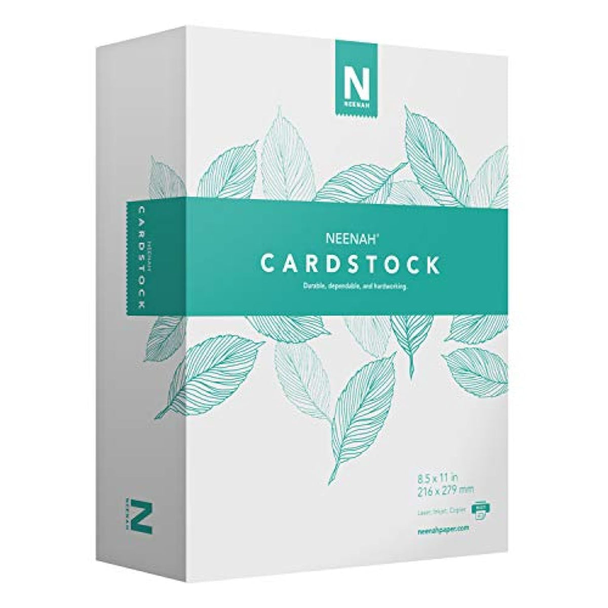 Neenah Cardstock - Heavyweight, 110 lb/199 gsm Index, 94 Brightness, 8.5" x 11", 300 Sheets - MORE SHEETS! (91635) 🍁 All In One Marketplace Canada