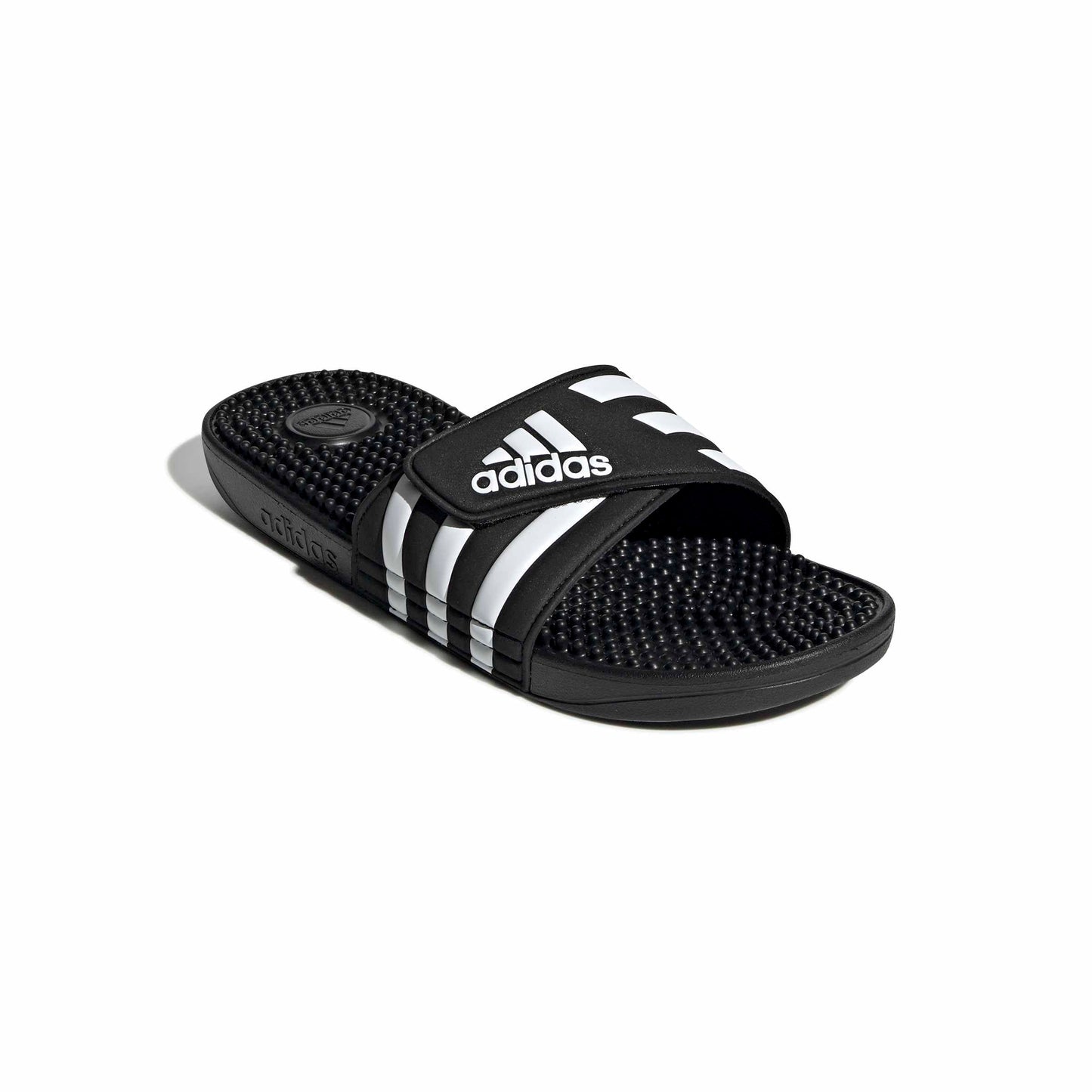 adidas Unisex-Adult Adissage, Core Black/White/Core Black, 12 🍁 All In One Marketplace Canada