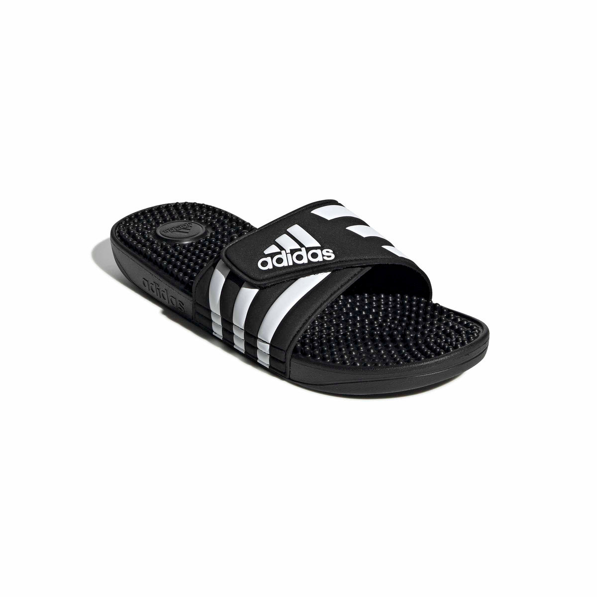 adidas Unisex-Adult Adissage, Core Black/White/Core Black, 10 🍁 All In One Marketplace Canada