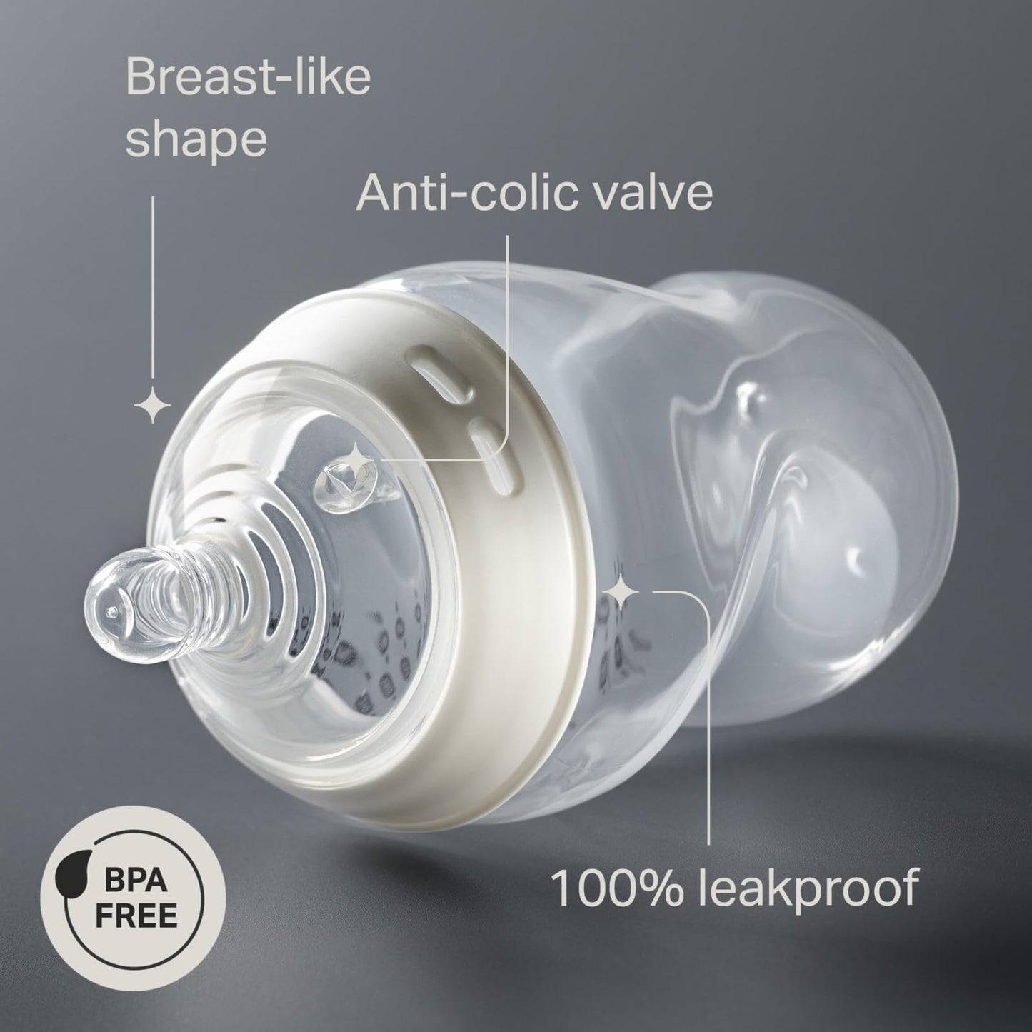 Tommee Tippee Natural Start Baby Bottles, Thicker Feed, 6m+, 11oz/340ml 🍁 All In One Marketplace Canada