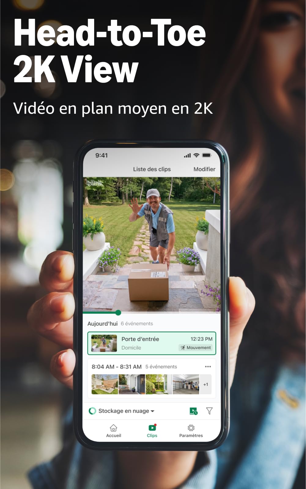 Blink Battery Doorbell 2K+ (newest model) — Wireless video doorbell, 2K video resolution, enhanced audio. Sync Module Core included – System (White) 🍁 All In One Marketplace Canada