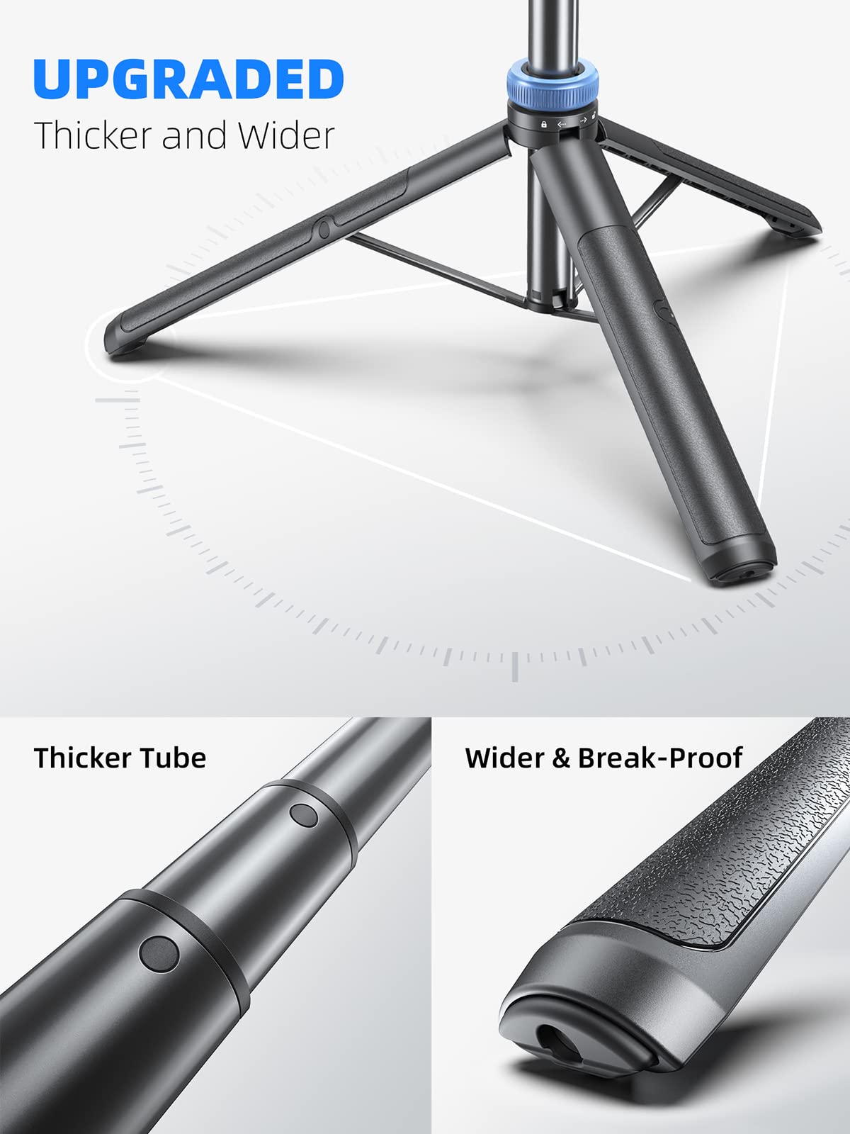 Kaiess 62" Phone Tripod, Selfie Stick Tripod & Phone Tripod Stand with Remote, Cell Phone Tripod for iPhone, Extendable Travel Tripod Compatible with iPhone/Android/Camera 🍁 All In One Marketplace Canada