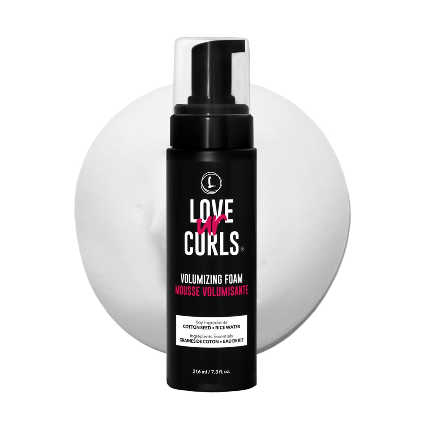 Love Ur Curls® Volumizing Foam, Lightweight Mousse for Curly Hair, Volume & Definition, Frizz Control, Soft Hold, Vegan, Silicone-Free, Quick-Drying, 7.3Fl. Oz. 🍁 All In One Marketplace Canada