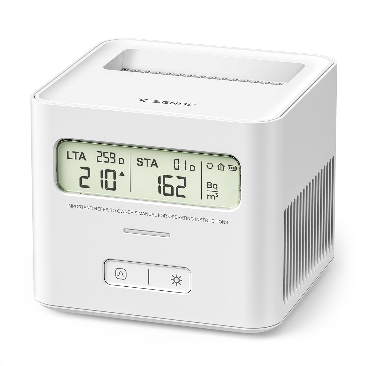 X-Sense Radon Detector for Home with LCD, Battery Powered, White 🍁 All In One Marketplace Canada