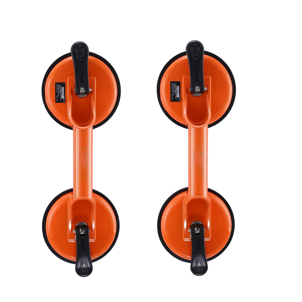 VEVOR Glass Suction Cup, 4.7" 2 Pack 330 lbs Load Capacity, Vacuum Suction Cup with Aluminum Handle, Heavy Duty Industrial Suction Cup Lifter Tool for Glass, Granite, Tile, Metal, Wood Panel Lifting 🍁 All In One Marketplace Canada