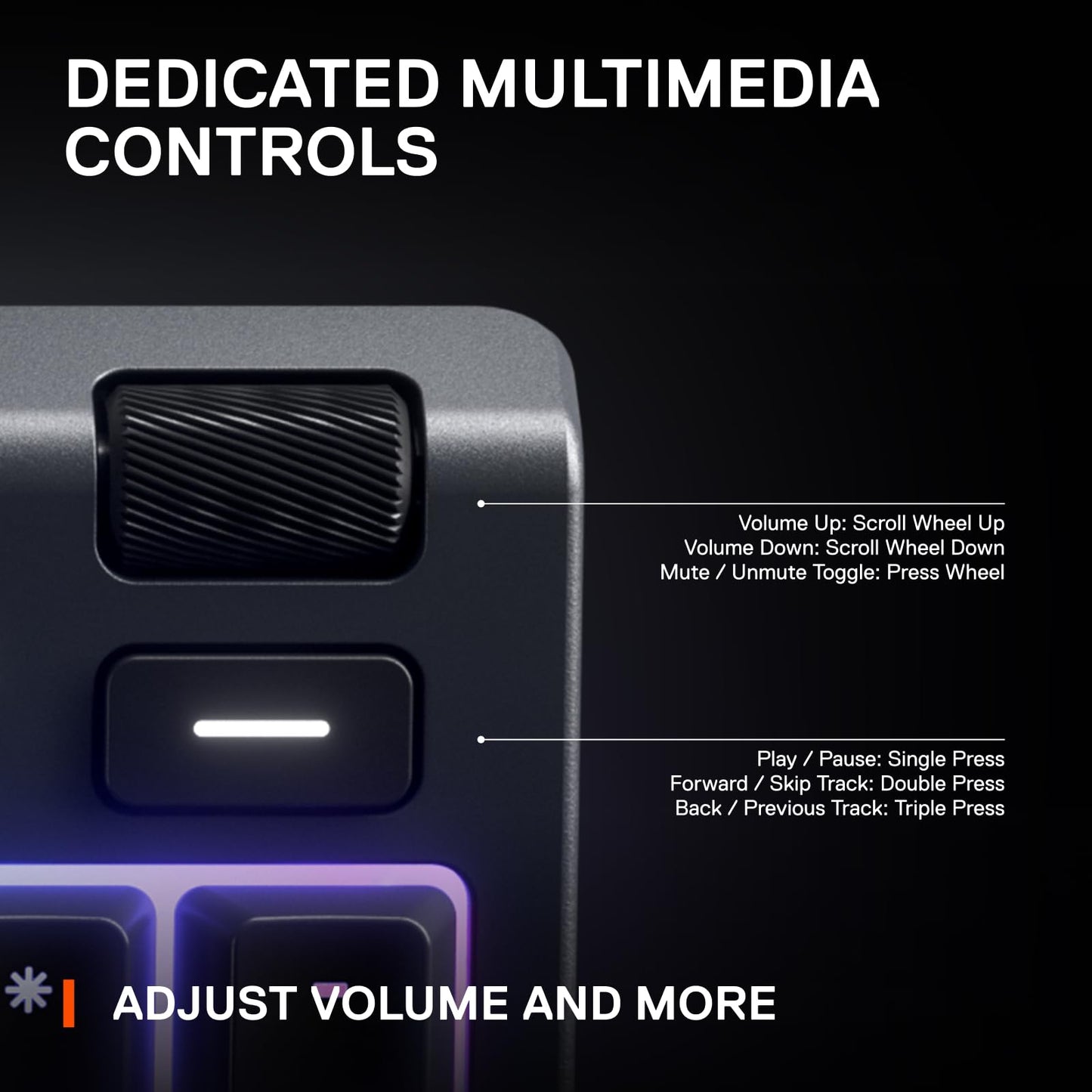 SteelSeries Apex 3 RGB Gaming Keyboard – 10-Zone RGB Illumination – IP32 Water Resistant – Premium Magnetic Wrist Rest (Whisper Quiet Gaming Switch) 🍁 All In One Marketplace Canada