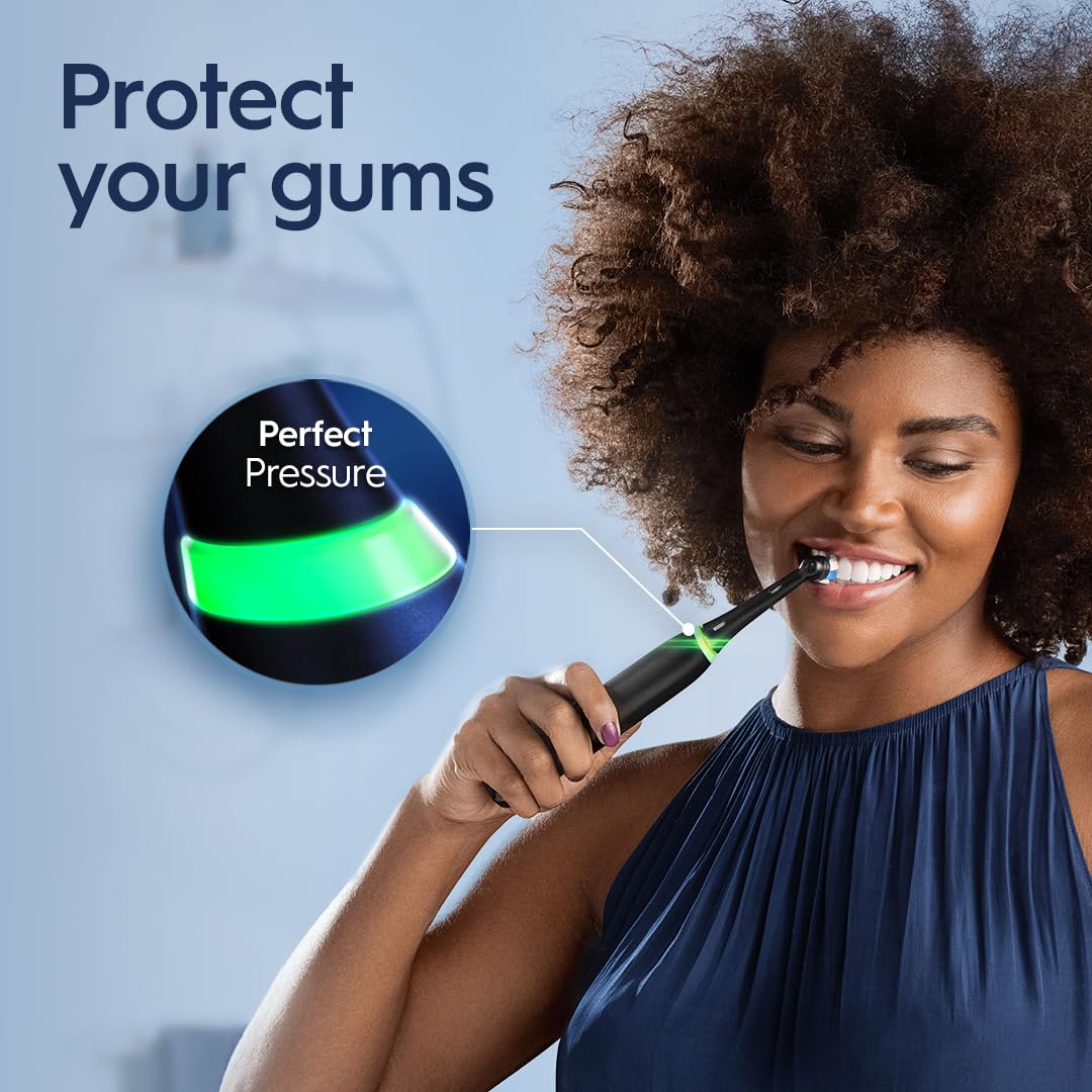 Oral-B iO4 Electric Toothbrush, for a Gentle Clean and Healthier Gums, White, Rechargeable Electric Toothbrushes, iO Series 4 with 1 Power Toothbrush, 1 Brush Head, and 1 Travel Case 🍁 All In One Marketplace Canada