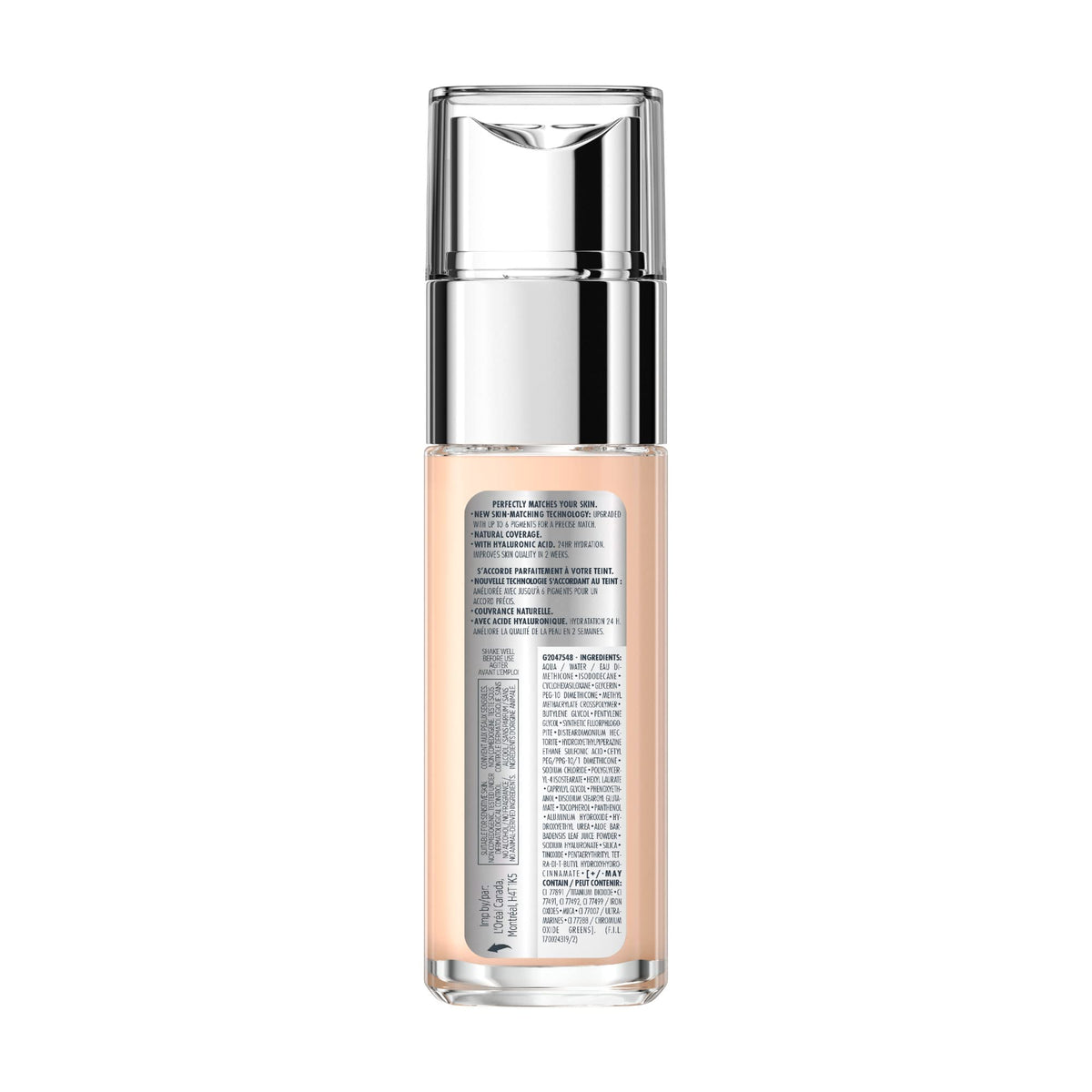 L’Oréal Paris True Match Super-Blendable Liquid Foundation, Skincare Infused with Moisturizing Cream & Hyaluronic Acid, 30 ml, Shade: 2C Rose Vanilla 🍁 All In One Marketplace Canada