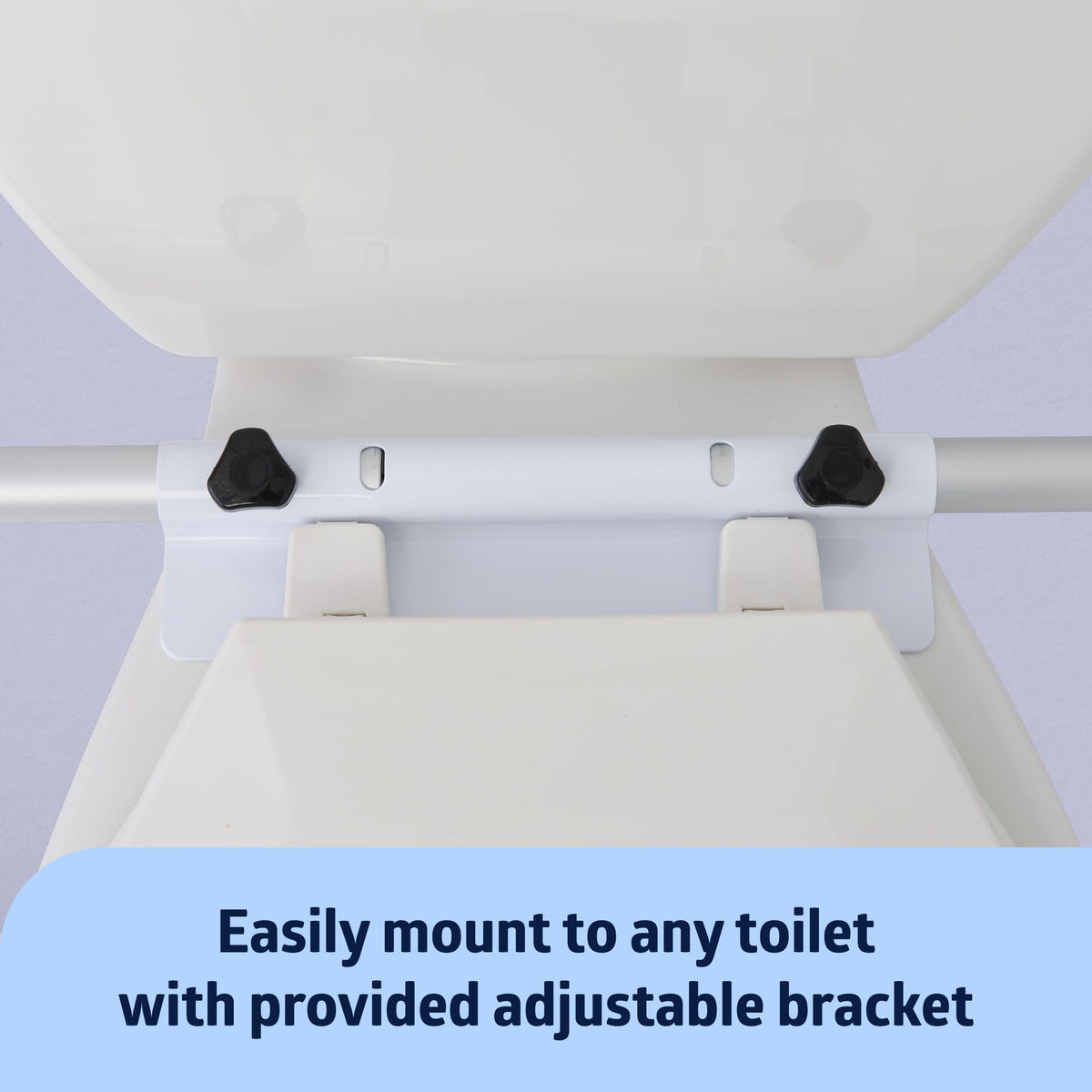 Medline Toilet Safety Rail for Seniors with Easy Installation; Height Adjustable Toilet Safety Frame; Bathroom Assist Rail with Armrests; Bathroom Safety; 250 lb. Weight Capacity 🍁 All In One Marketplace Canada
