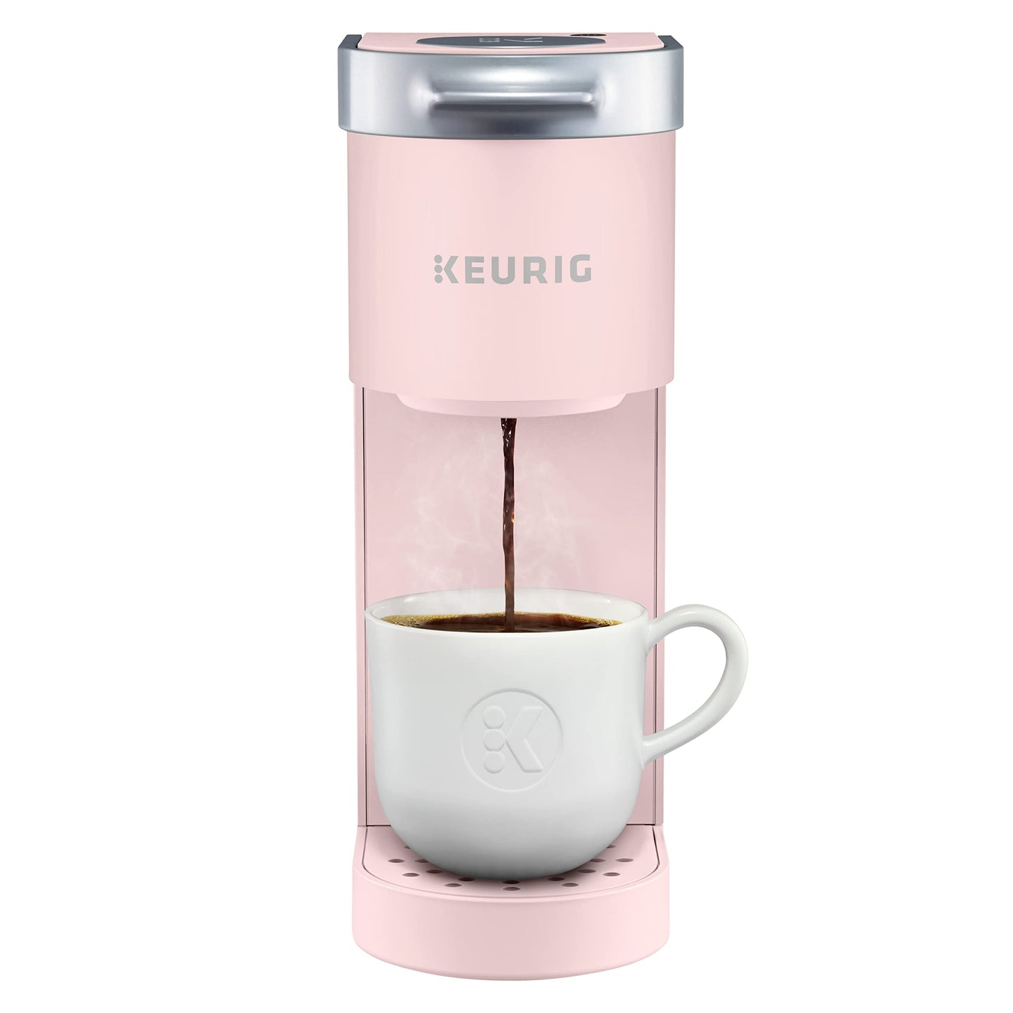 Keurig K-Mini Single Serve K-Cup Pod Coffee Maker, Featuring An Ultra-sleek Design, Dusty Rose 🍁 All In One Marketplace Canada