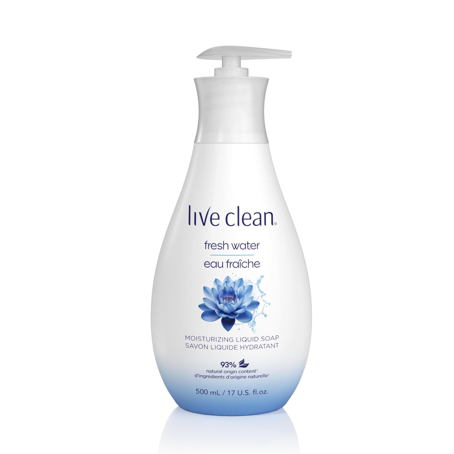 Live Clean Fresh Water Hydrating Liquid Hand Soap, 500 ml (Pack of 4)(Packaging may vary) 🍁 All In One Marketplace Canada