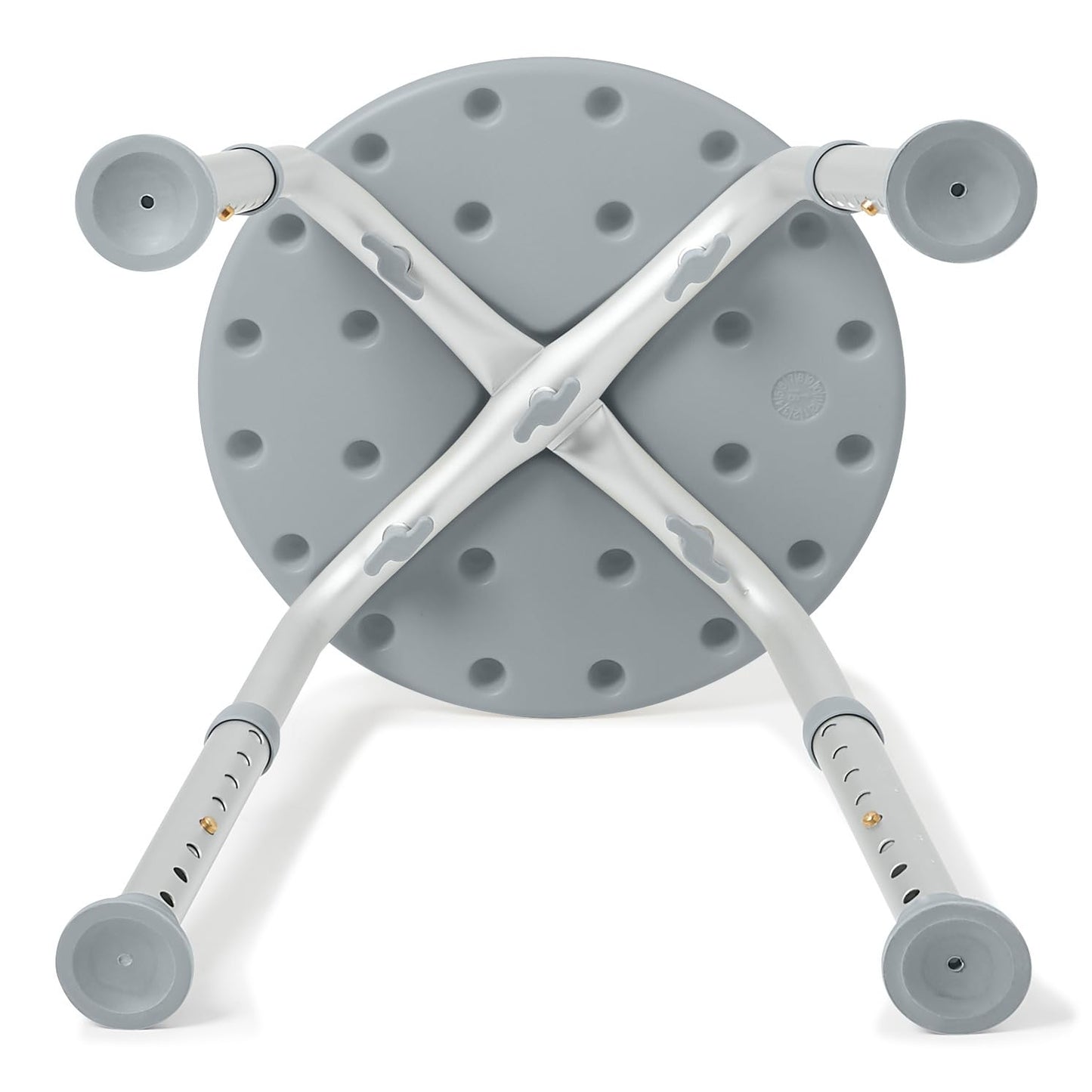 Medline Round Shower Stool, Gray, Tool-Free Assembly, 300lb Capacity 🍁 All In One Marketplace Canada