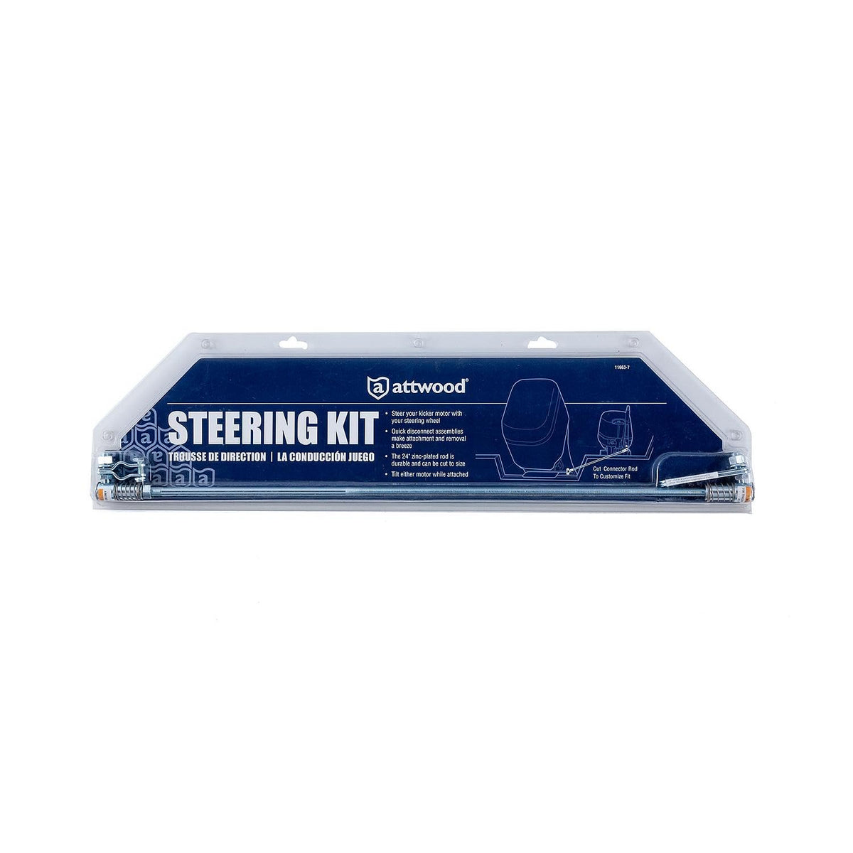 Attwood Outboard Kicker Motor Steering Kit 11663-7 🍁 All In One Marketplace Canada