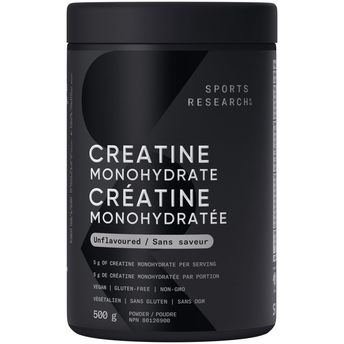 Sports Research® Creatine Monohydrate - Pure Micronized Creatine Monohydrate Powder - Improves strength, power, and performance for Women and Men | Non-GMO 100 Servings 🍁 All In One Marketplace Canada