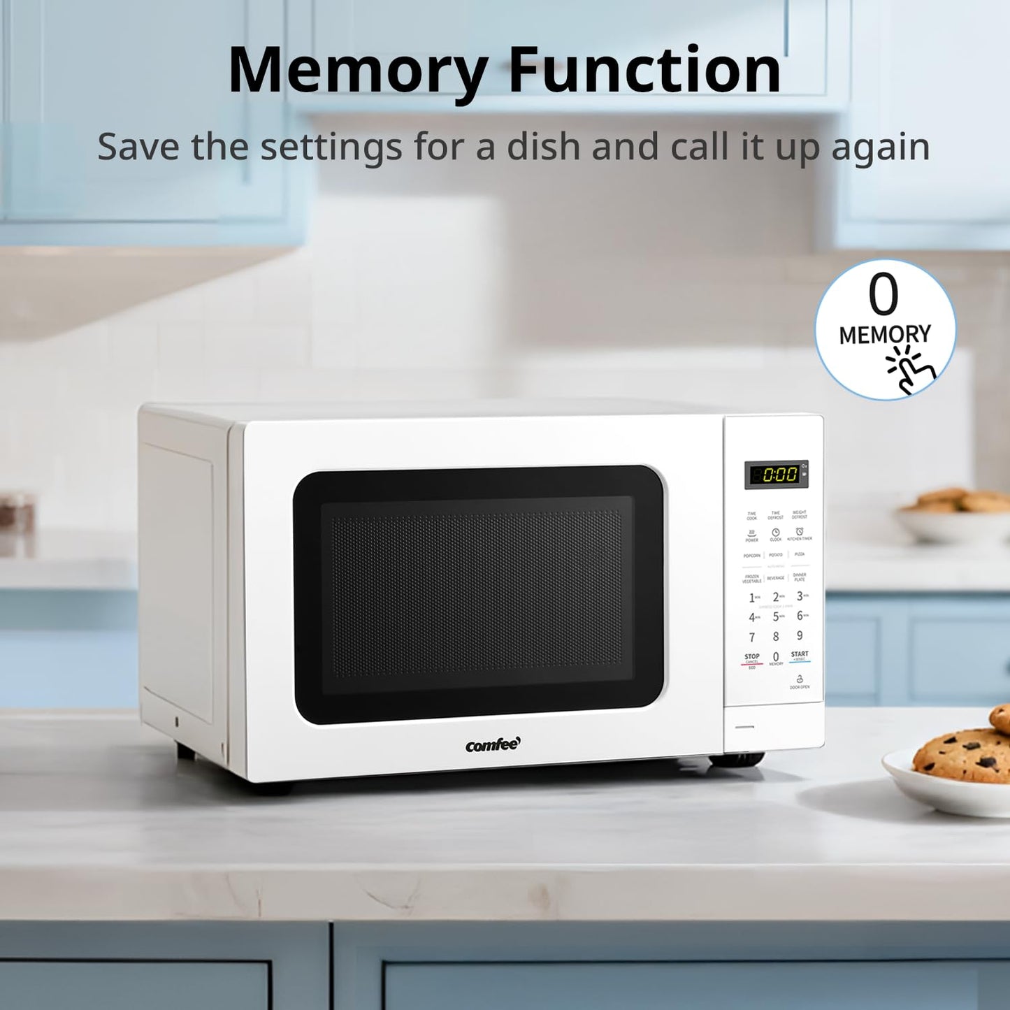 COMFEE' Countertop Microwave Oven, 0.7 Cu. Ft., 700W, White 🍁 All In One Marketplace Canada